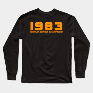 1983 World Series Champs Long Sleeve T-Shirt